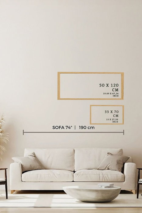 Wallity Pintura Decorativa Enmarcada 50 x 120 cm Wallity Pintura Decorativa Enmarcada 50 x 120 cm